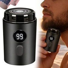 Mens USB Electric Shaver Trimmer Razor Rechargeable Hair Beard Shaving Machine