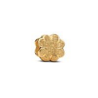 Pandora Charm 764047C00 Strukturiertes Kleeblatt Mini-Charm Vergoldet