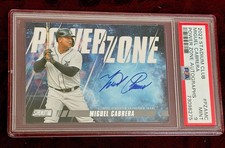 MIGUEL CABRERA 2022 Topps Stadium Club Power Zone AUTO #PZA-MC SSP #d /25 Tigers