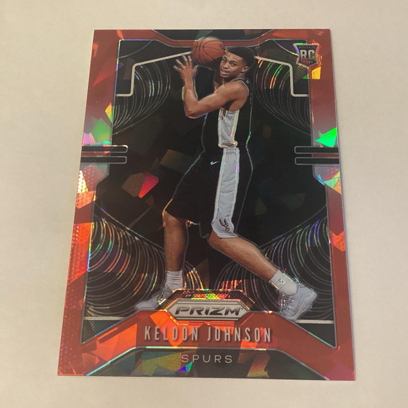 Keldon Johnson 2019 Panini Prizm #273 Red Ice Rookie RC