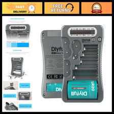 Universal Battery Tester with LCD Display - Multi-Purpose Battery Checker for AA