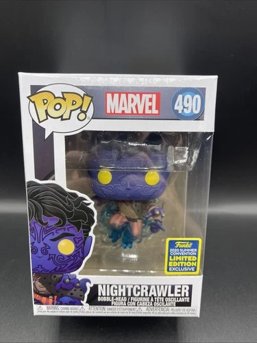 Funko POP! Marvel Nightcrawler X-MEN #490 SDCC 2020 with Pop Protector