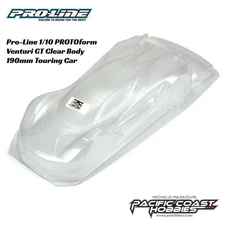 Pro-Line 1/10 PROTOform Venturi GT Clear Body 190mm Touring Car