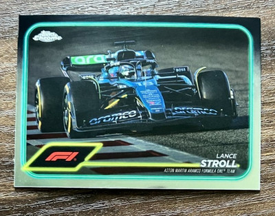 Lance Stroll #84 Aston Martin - 2024 Topps Chrome Formula 1 F1 Card - CLEAN NM