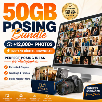 12000+ Posing Guide Reference Photos Videos Photographers Boudoir 50GB 2026
