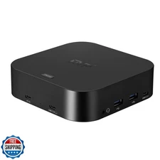 RVP+ Docking Station 3 Monitors USB C, 13-in-1, Triple Display-4K HDMI and Di