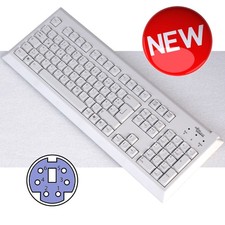 Vintage Fujitsu Siemens Ps/2 Keyboard S26381-K397-V120 German Qwertz M1362