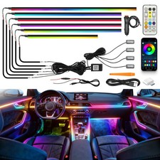 210 In 1 Car Acrylic Rgb Led Interior Strip Ambient Light Kit For Mazda 2 3 5 6 210 In 1 Car Acrylic Rgb Led Interior Strip Ambient Light Kit For Mazda 2 3 5 6