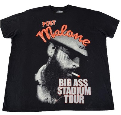 Post Malone T Shirt Dress One Size Black Big Ass Stadium Tour 2025 Oversized NEW