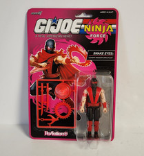 Super7 GI Joe Ninja Force Snake Eyes Action Figure 3.75  ReAction 2026 New