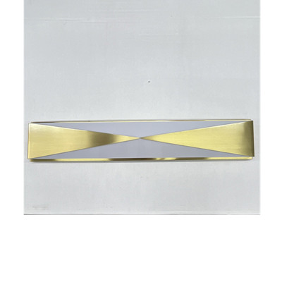 AFX Novara Vanity Light 25'' Satin Brass Finish White Diffuser LED