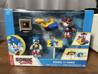 New! Jakks Sonic the Hedgehog Sonic Vs Fang Diorama 2.5'' Figure Classic Playset