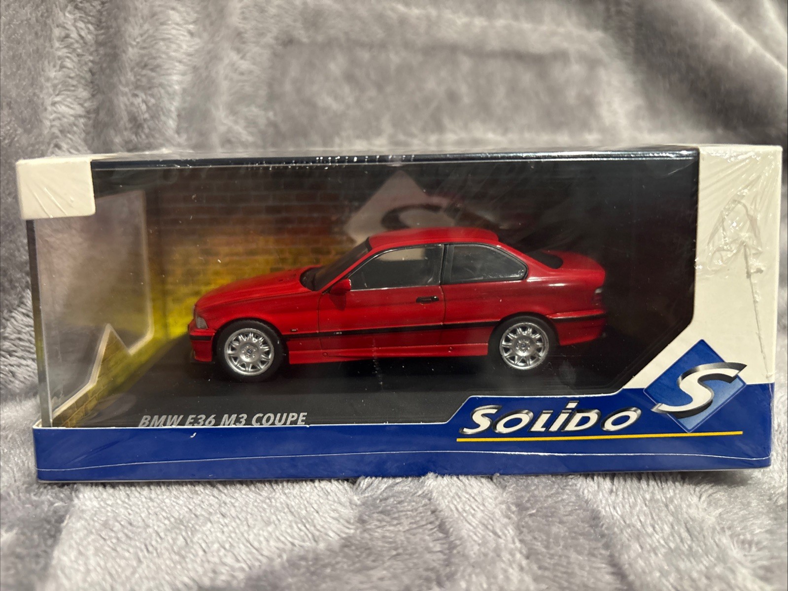 Voiture Miniature BMW E36 M3 Coupé 1999 Rouge - 1:43 Solido S4315201 - Neuf