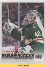 2018-19 Upper Deck UD Canvas Devan Dubnyk #C43 READ 0th7