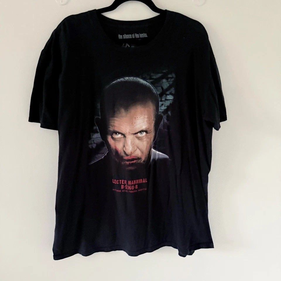 Silence Of The Lambs Midnight Madness Fright Rags Рубашка 2X Ужасы Ганнибал Редкая - Изображение 2 из 4