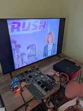 Rush The Rock Atari Arcade JAMMA PCB Board wi...