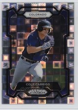 2024 Panini Prizm Premium Box Set Prizm /199 Cole Carrigg #198 s7f