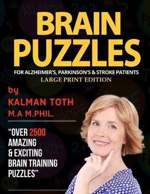 Kalman Toth M a Brain Puzzles For Alzheimer's, Parkinson's & Strok (Taschenbuch)