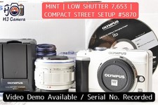 [MINT in Box] Olympus PEN E-PL1 White w/ 14-42mm Lens Kit Low Shutter 7653 Japan
