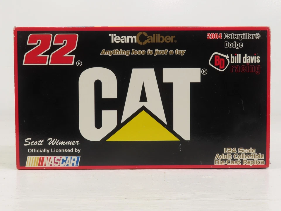 Coche NASCAR fundido a presión Team Caliber SW4-O2-22CA CAT 22 1/24 NUEVO EN STOCK Foto 3 de 4