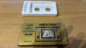Nintendo Game & Watch Parachute PR-21 1981 Wide Screen Boxed Junk LCD Fault