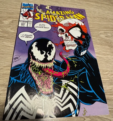 AMAZING SPIDERMAN 347 VENOM VF/NM-  COMIC BOOK