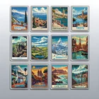 Acrylic Travel City Holiday Fridge Magnet –Souvenir Gift Refrigerator Decoration