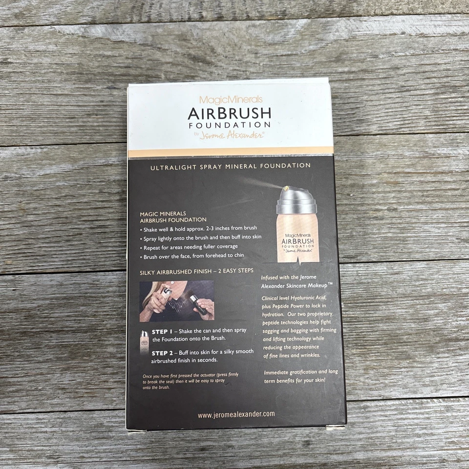 Kit de base AirBrush Jerome Alexander MagicMinerals - Ligero Foto 4 de 4