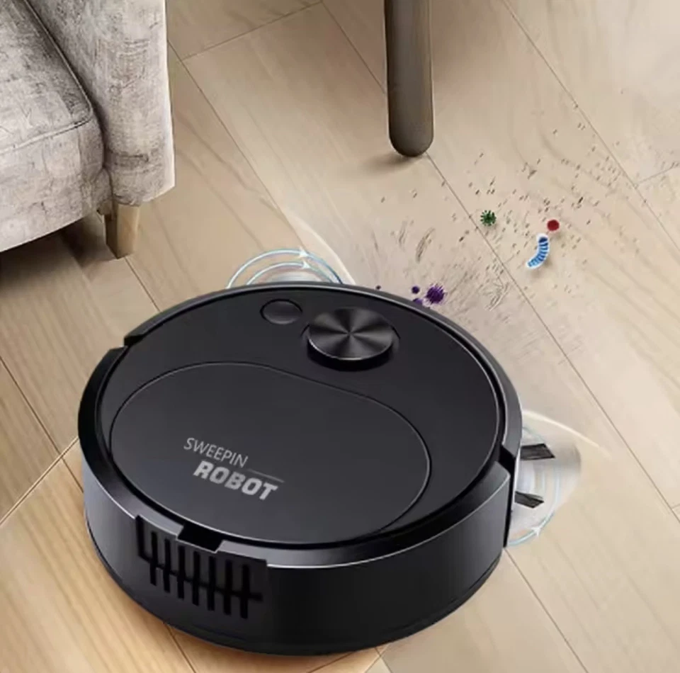 3-in-1 Robot Vacuum Cleaner with Mop Wet Mopping & Auto Sweeping, Pet Hair Us - Image 3 of 4