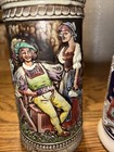 Vtg German Beer Steins By Gerz  Set of 3 Ceramic, Pewter Lids, Made in Germany — photo 2