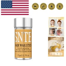 Hair Wax Stick, Gel Tamer for Flyaways, Nourishing Slick Stick Pomade for Wom...