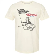 Hamm's Beer 19th Hole Golf T-Shirt Beige