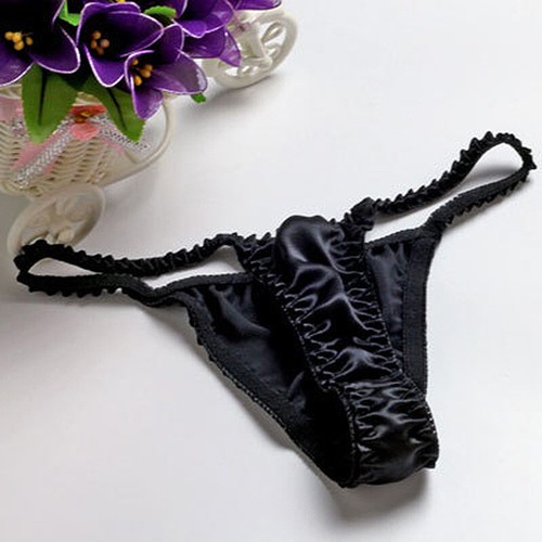 Sexy reine Seiden-Tangas Slips Damen G-String Höschen Bikinis Unterwäsche gesund USA - Bild 7 von 14