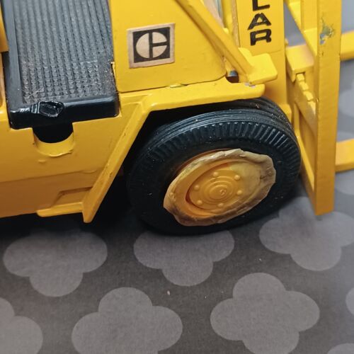 Vintage Gescha Forklift #298 Diecast Caterpillar 1:25 Scale W/ Forks W. Germany - Picture 17 of 20