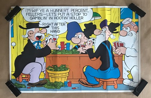Vintage Original 1971 Poker Glücksspiel Comic Humor Karten Asse Headshop - Bild 1 von 9