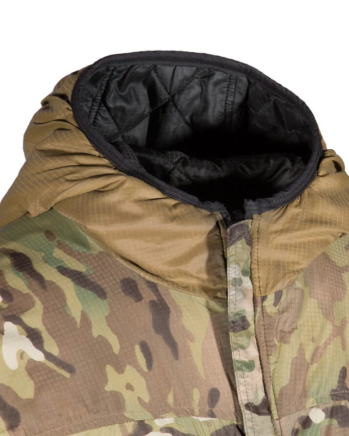 ジャケット・アウター REVERSIBLE PADDED NO COLLAR ZIP JACKET Down jacket with lateral side zip closure. - BEAT GREEN | Colmar