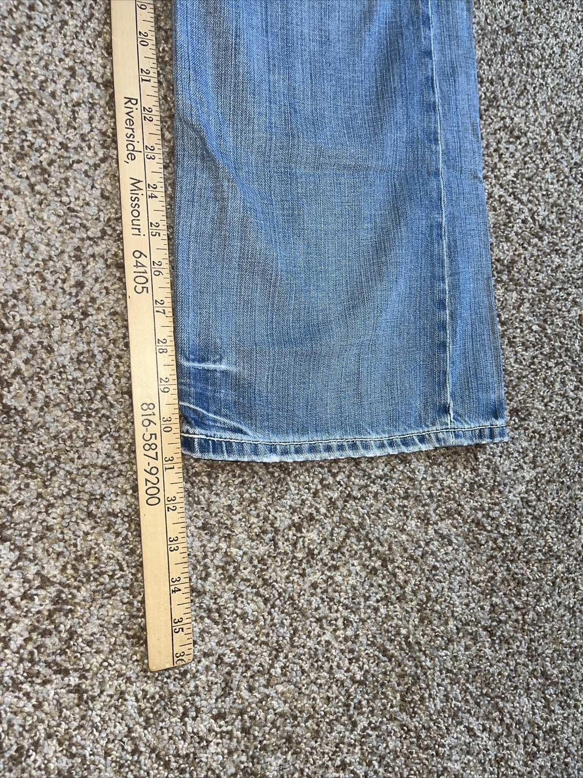 BKE Tyler Jeans Mens 36 Regular 34x31 Denim Blue Pockets Casual  Distressed - View 9