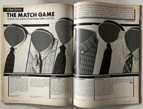 GQ Magazine VTG Issue - August 1980 w/ America’s Cup Skipper Russell Long VGC - Picture 5 of 7