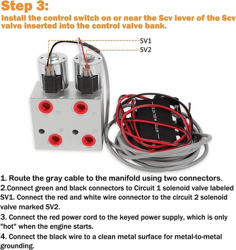 Hydraulic Multiplier 2 Circuit Kit For John Deere Ford All ISO Hydraulic Systems - Picture 7 of 9