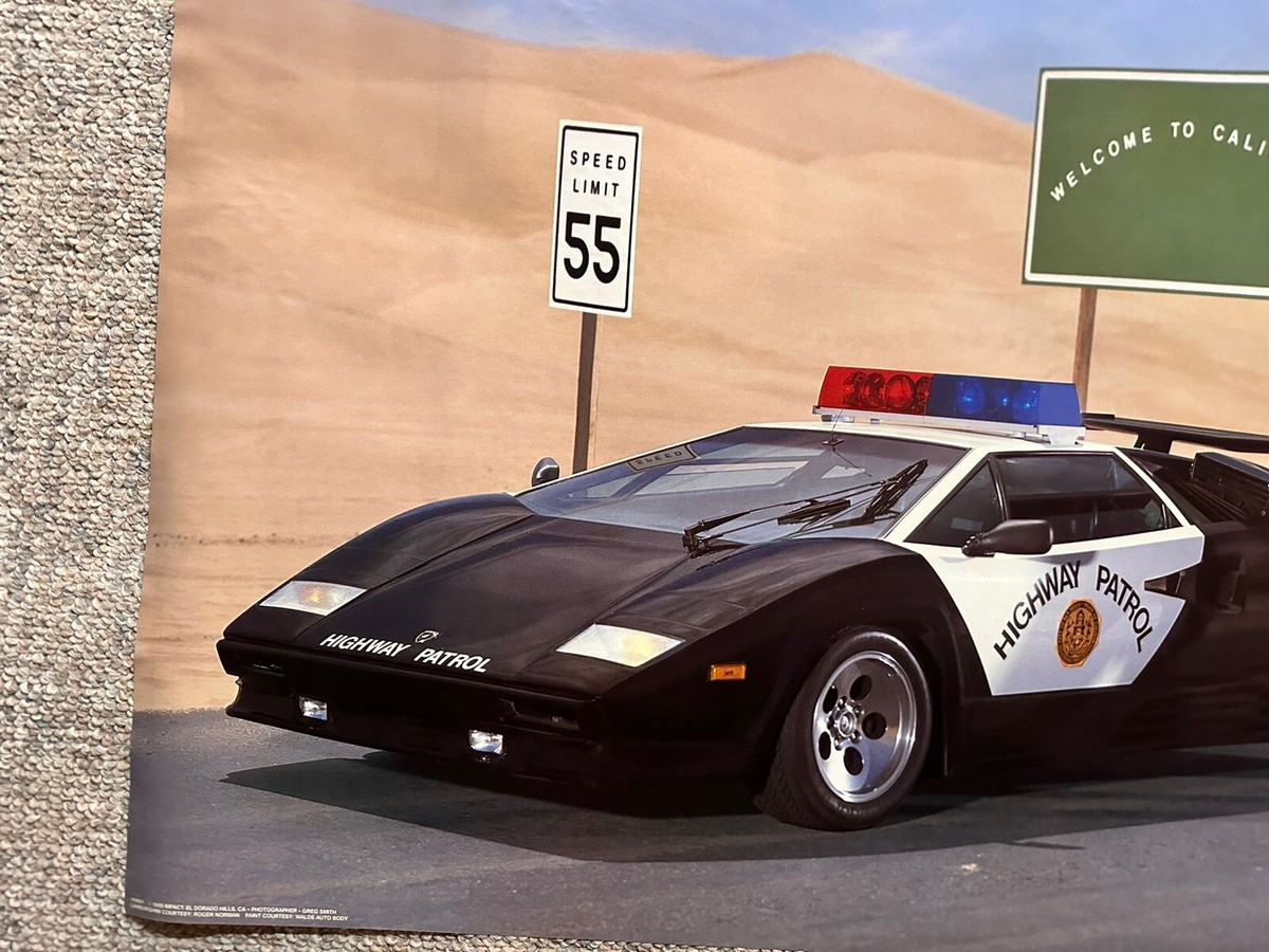 Lamborghini Countach California Highway Patrol 21
