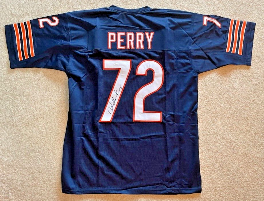 William Refrigerator Perry Auto Autographed Custom Jersey Chicago