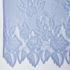 Lace Window Curtain and Valence Set - Sheer Window Treatment Set - 63" L x 60" W