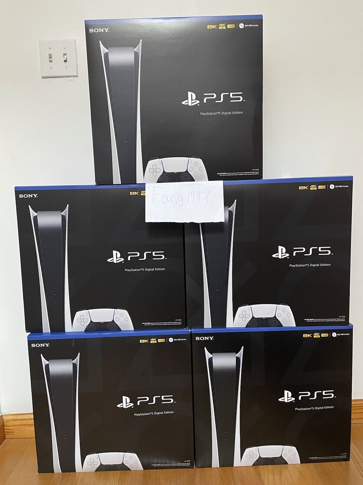 ✓ NEW SEALED Playstation (PS 5) Digital Edition Console System (SHIPS NEXT  DAY) 711719548539