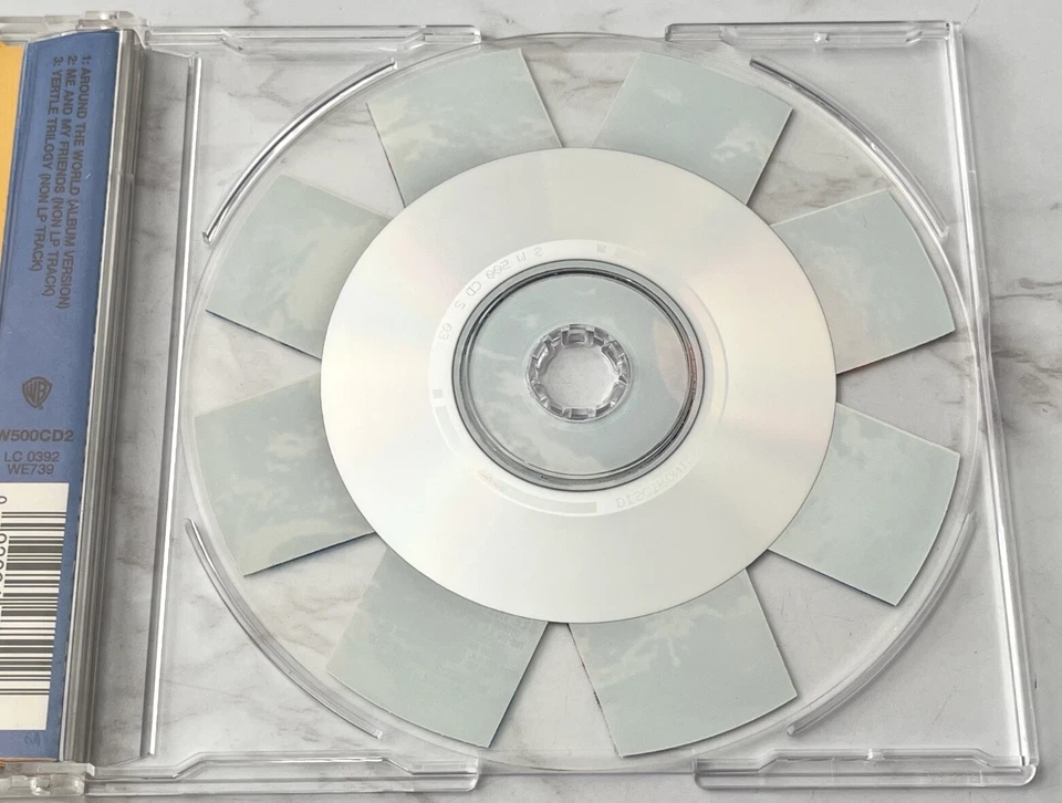 Red Hot Chili Peppers Around The World CD Single LTD ED UK IMPORT w/Hype Sticker Foto 4 de 4