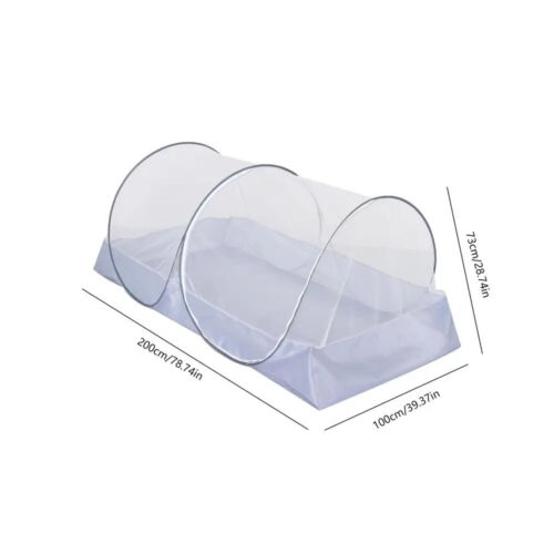 Foldable Mosquito Net For Trips Mesh Tent With Zipper Outdoor Camping Fly Net - Picture 18 of 18