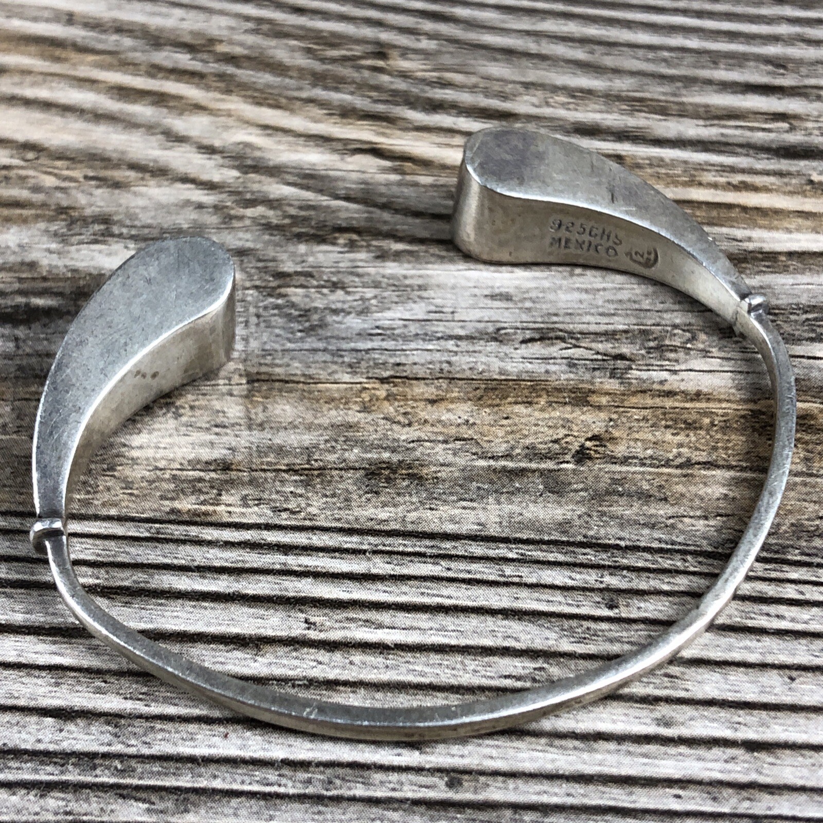 Vintage CHS Sterling Silver Mexico Cuff Bracelet eBay