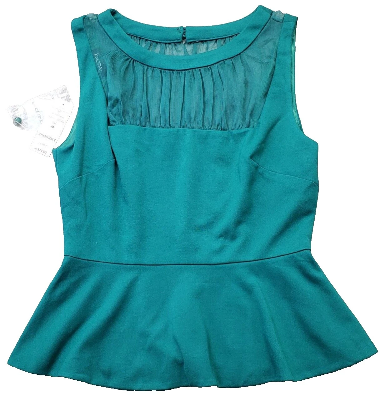 Patrón sólido formal bebe Tops para mujer