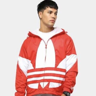 Adidas Originals Big Trefoil Windbreaker track Jacket Size S Adidas Originals Big Trefoil Windbreaker track Jacket Size S