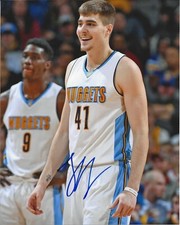 Juan Hernangomez Autographed 8x10 Denver Nuggets Free Shipping B151