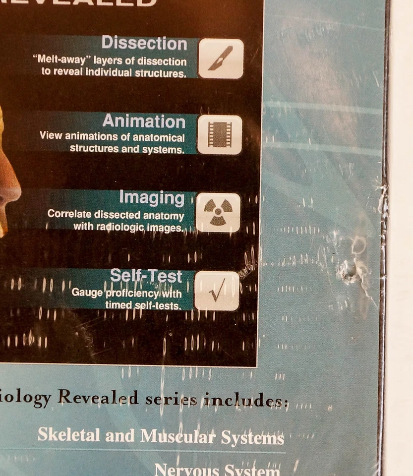Anatomy & Physiology Revealed Vol. 1-4 (CD-ROM, 2007) SEALED Cadaver Dissection  - Image 3 of 4